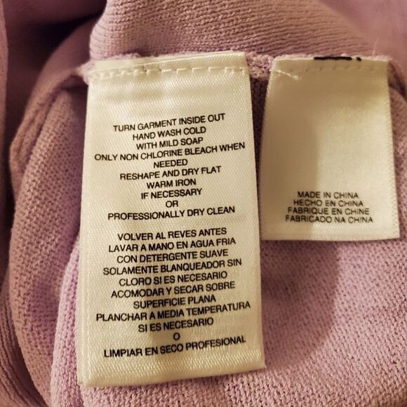Rachel Roy V-Neck Knit Swing Top size 2X in Lavender - NEW - Picture 11 of 12